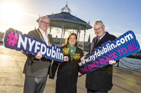 New Year's Eve Fireworks launch 2025