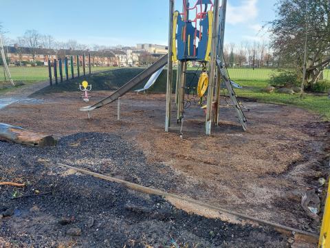 Loreto Park Playground closed