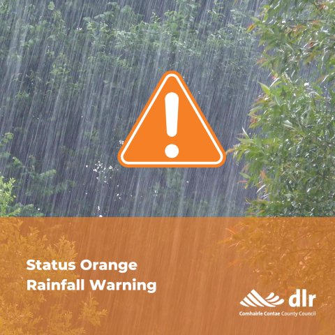 Status Orange Rainfall Warning