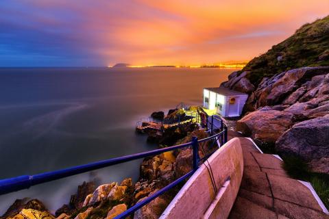 A photograph of Hawks Cliff 