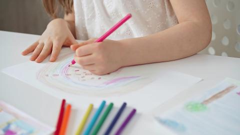 Colouring competition child