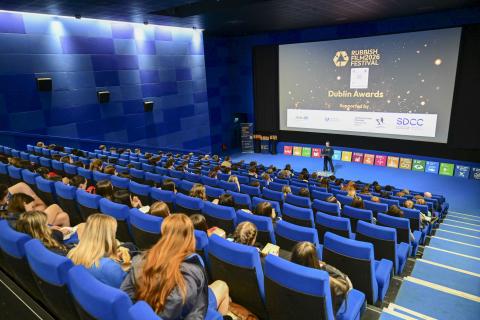 Audience attending the Rubbish Film Festival Awards 2026 at the Lighthouse Cinema, Smithfield.