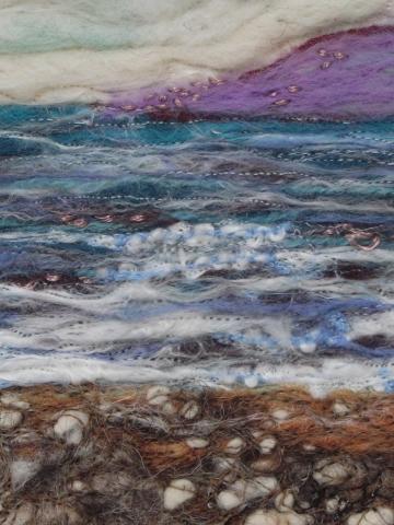 Needlefelt a Seascape with Sharon Wells - Bealtaine Event