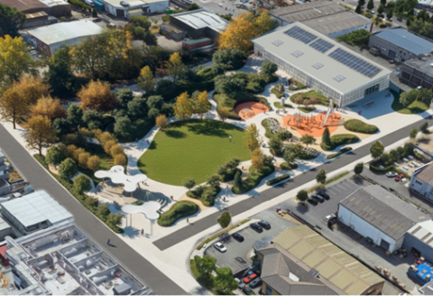 Proposed Design for Sandyford Civic Park