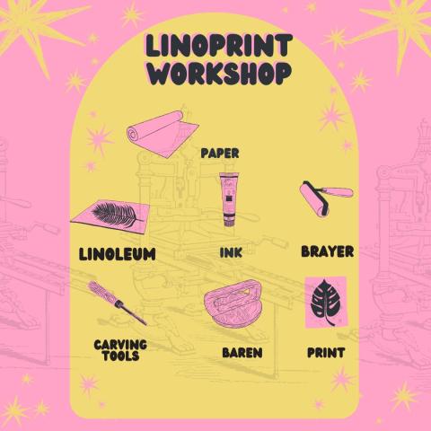Lino-print Workshop for Adults in Ballyogan Library 