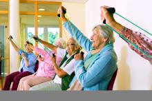 Older adults excercising