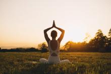 Yoga outside