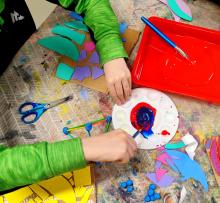 Art workshop image from Popcorn Project