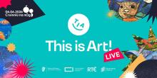 Poster reading "This is Art! Live" for 2026