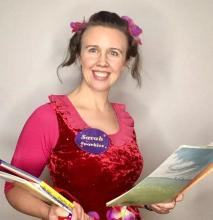 Fantastic fun with Sarah Sparkles! in Dundrum Library 