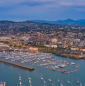 Harbour and Mountains