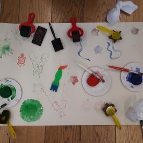 Image of painting by children