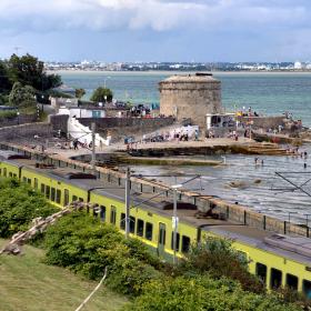 Martello Tower at Seapoint Beach, Monkstown Co Dublin