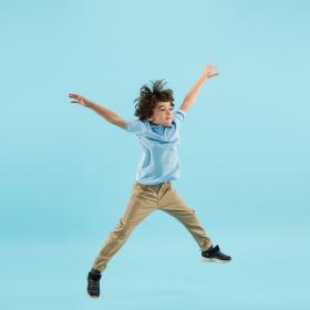 Kid dancing