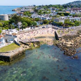 view of sandycove beach 