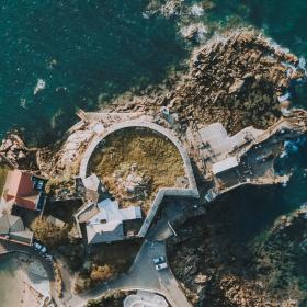 Forty Foot Aerial View
