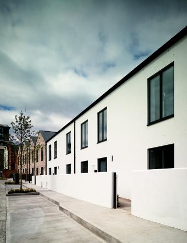 George's Place, View of long units