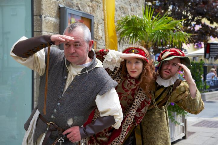 Dalkey Castle Residents keeping a Lookout