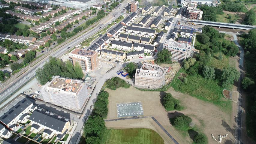 Clay farm under construction
