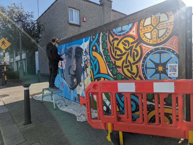 Inkfun at work on Lynch Lane