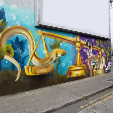 Peachzz mural Sallynoggin