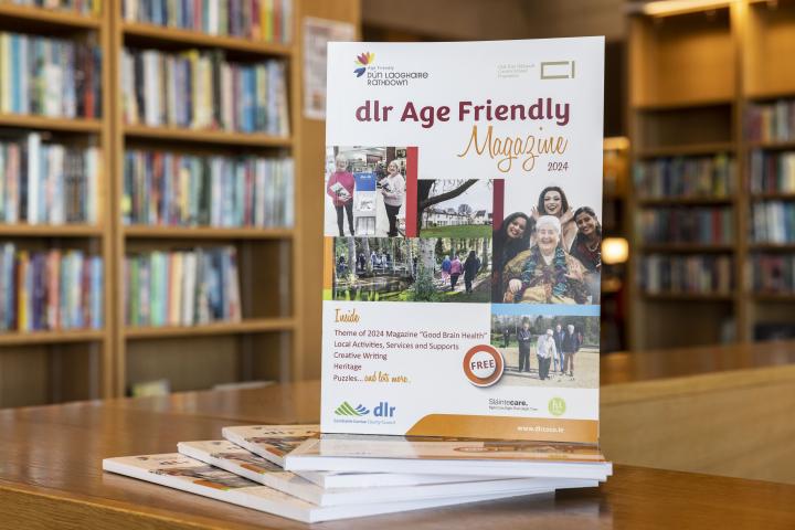 Cover of the dlr Age-Friendly Magazine