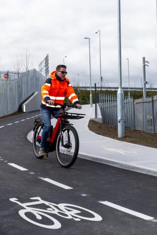 Sandyford Bike Lane Launch