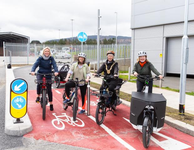 Sandyford Bike Lane Launch