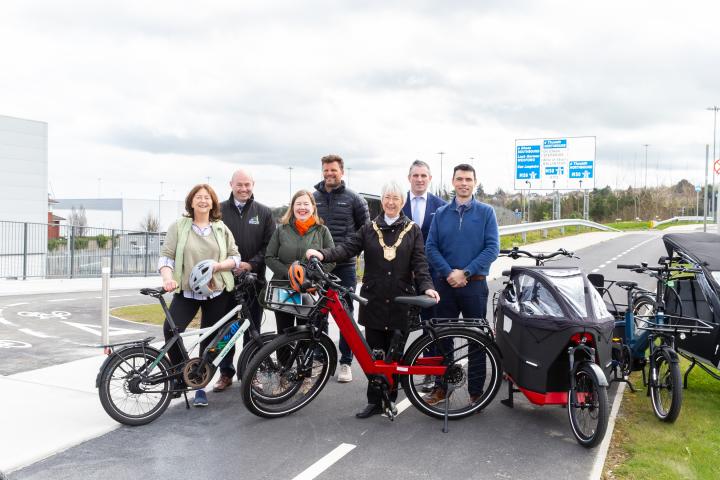 Sandyford Bike Lane Launch