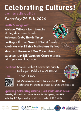 Celebrating Cultures 7th Feb 2026 - Samuel Beckett Centre