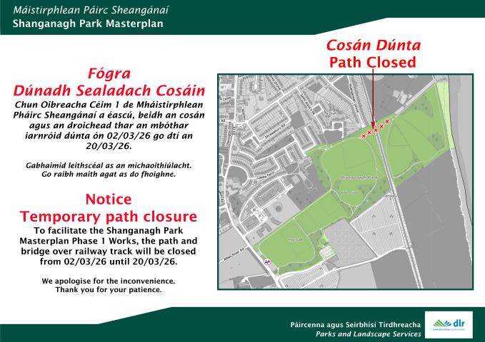 Path 1 Closure Signage