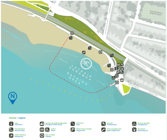 Seapoint Beach Map