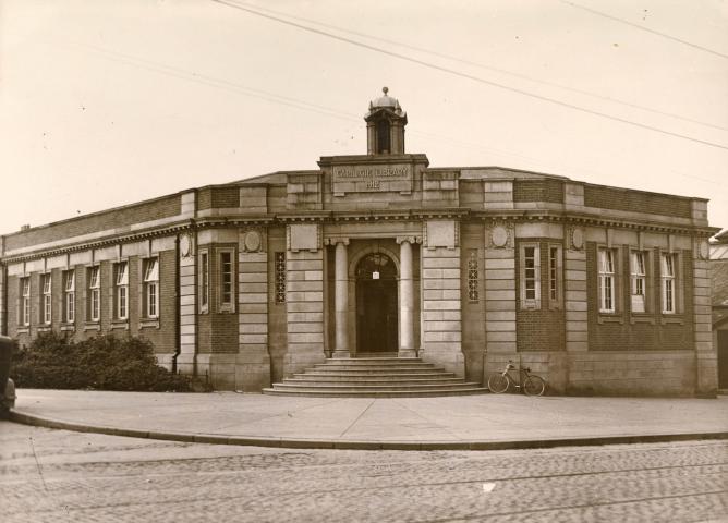 Historic photograph of Dún Laoghaire Carnegie Library