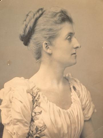 Historic portrait of Mabel Darley, of Fernhill House