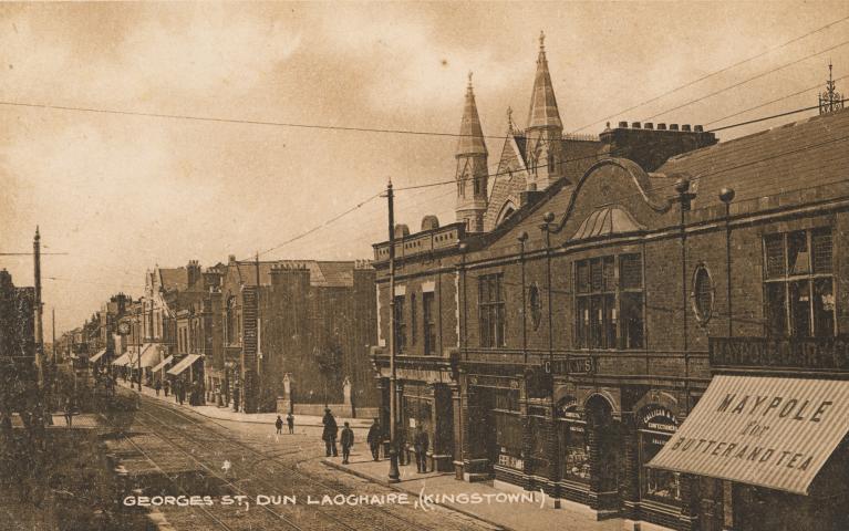 Historic view of George's Street, Dún  Laoghaire