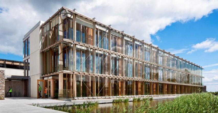 Ballyogan Operations Centre DLR architects Roads Depot CLT timber construction