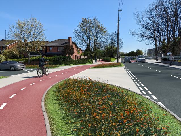 Rochestown Avenue Part 8 Active Travel Scheme Proposed Photomontages