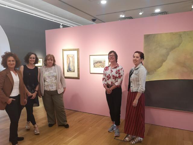 Aoife Ruane, Ciara King, Claire Halpin and Orla Goodwin in the Highlanes Gallery, Drogheda