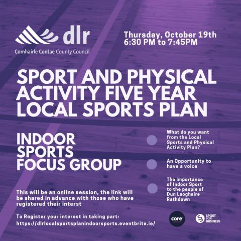 DLR Indoor Sports Poster