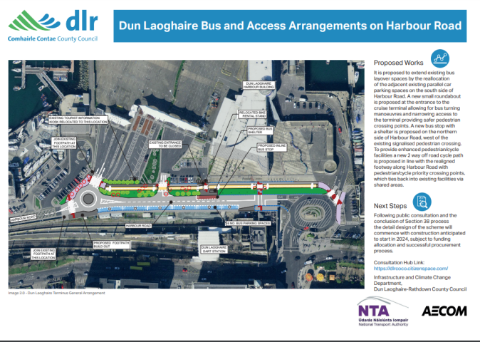 Bus Connects Harbour Road Dun Laoghaire