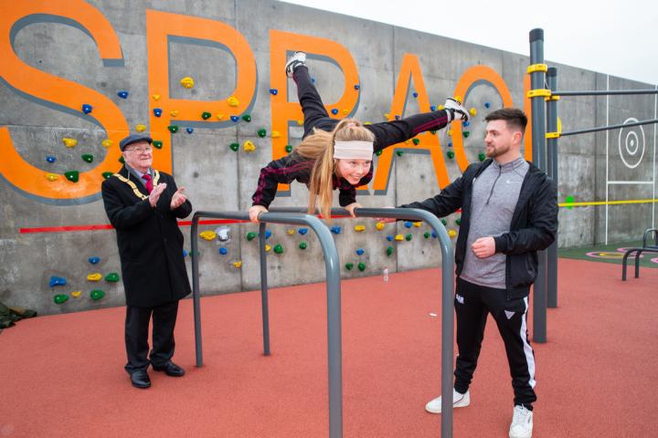 Calisthenics on show at dlr Leisure Meadowbrook.