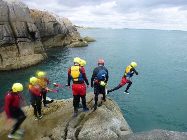 Coasteering in Dalkey Co Dublin with Bray Adventures