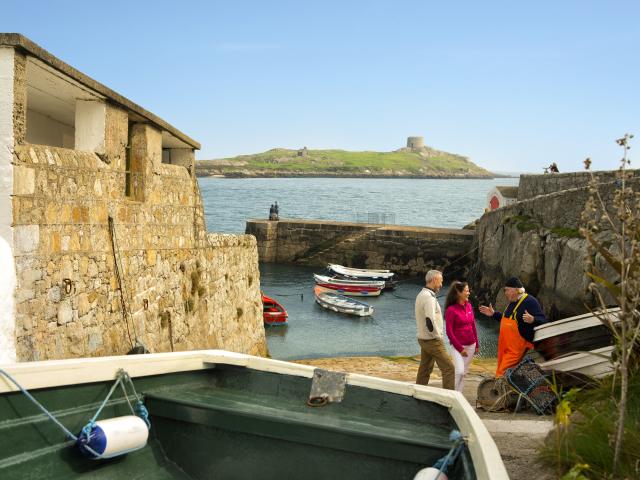 Visit Colimore Harbour with views of Dalkey Island. Dalkey Co Dublin
