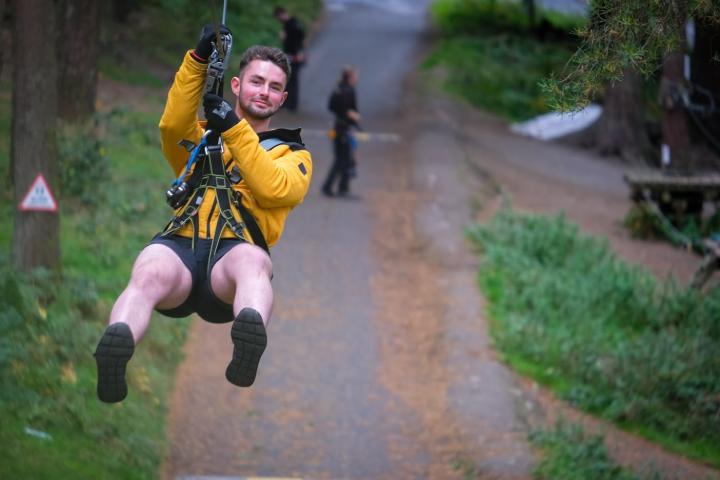 Zipling at Tibradden Wood