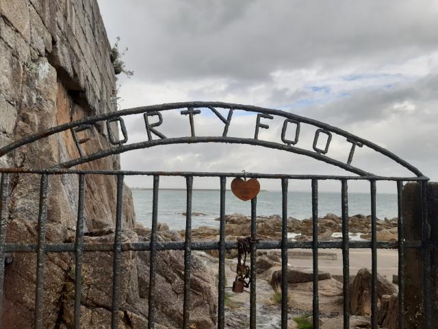 Historic swimming spot &quot;The Forty Foot&quot; at Sandycove Co Dublin