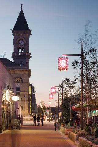 Our tourism kiosk is located here at the historic metals area in Dun Laoghaire
