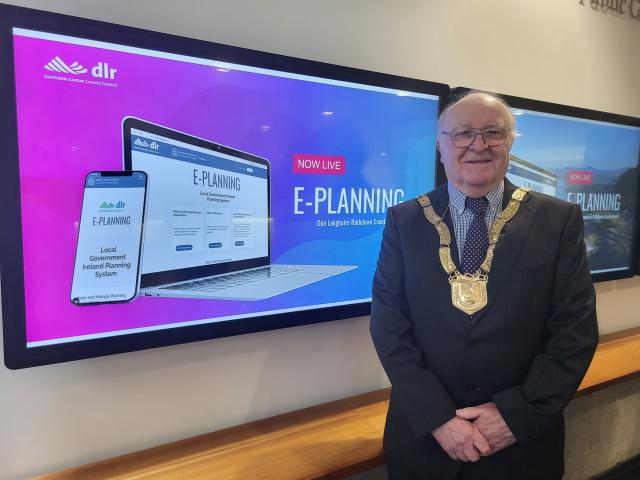 Councillor Denis O’Callaghan, Cathaoirleach at Dún Laoghaire Rathdown County Council.