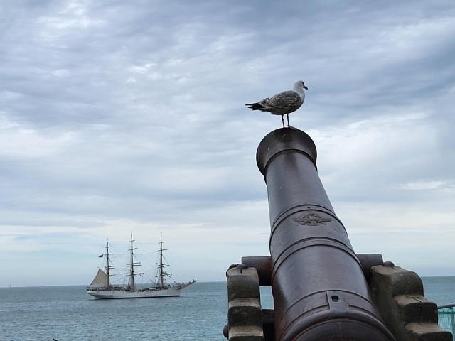 TS Maybe at Dun Laoghaire Harbour