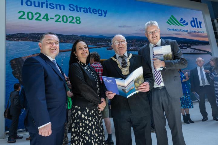 Minister Martin with DLRCC and  Fáilte Ireland Staff