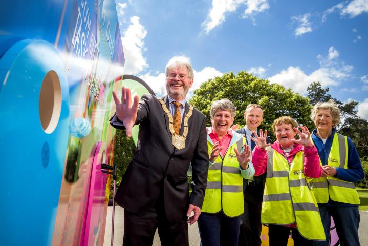 Gum Litter Taskforce Roadshow in Blackrock Park